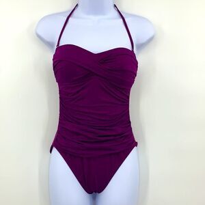 La Blanca Purple One Piece Swimsuit Sz‎ 4